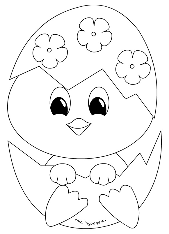 Cute Chicken Coloring Pages Printable 18