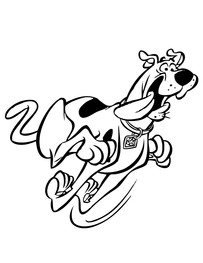 Fun Scooby Doo Coloring Pages Printable 11