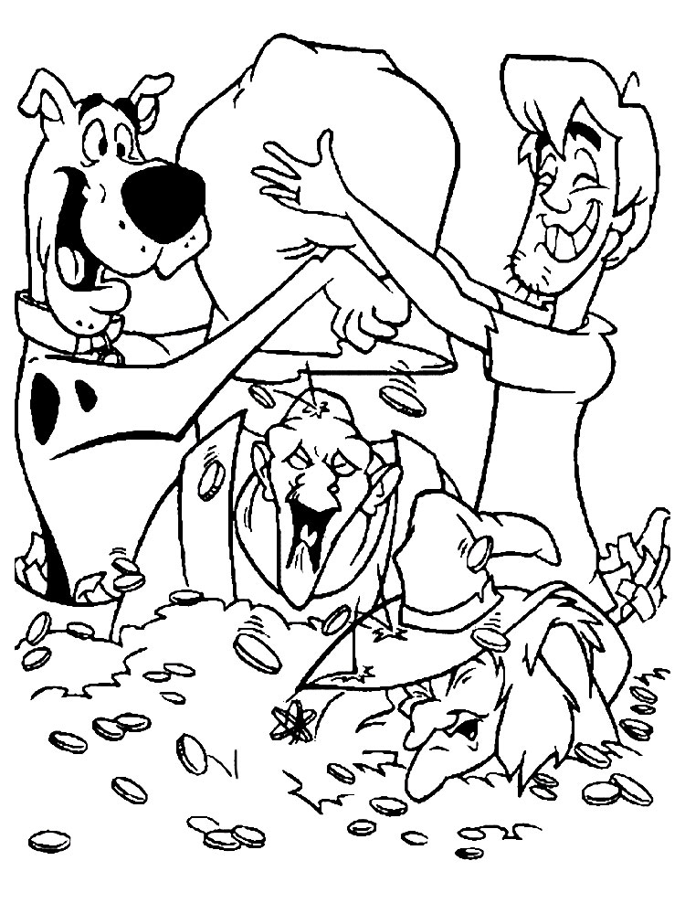 Fun Scooby Doo Coloring Pages Printable 14