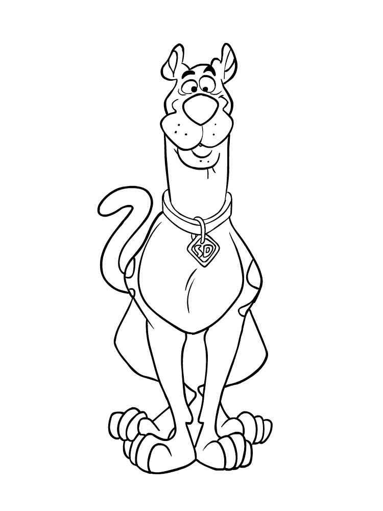 Fun Scooby Doo Coloring Pages Printable 18