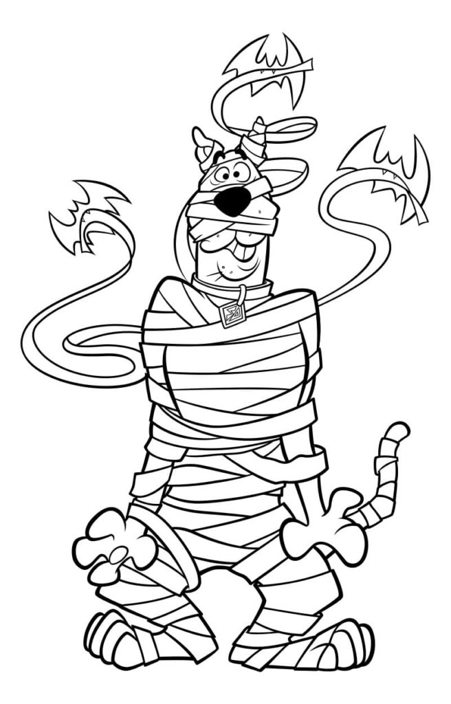 Fun Scooby Doo Coloring Pages Printable 21