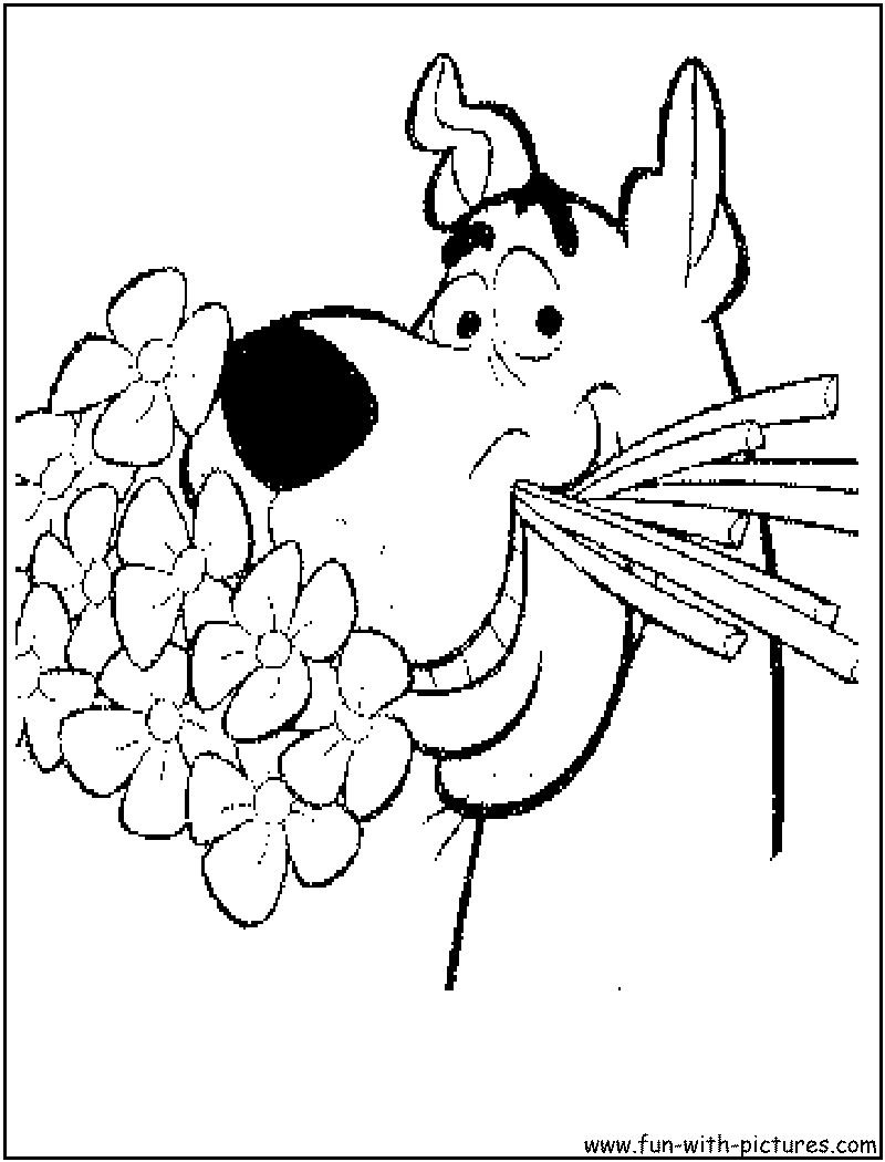 Fun Scooby Doo Coloring Pages Printable 25