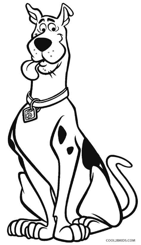 Fun Scooby Doo Coloring Pages Printable 28