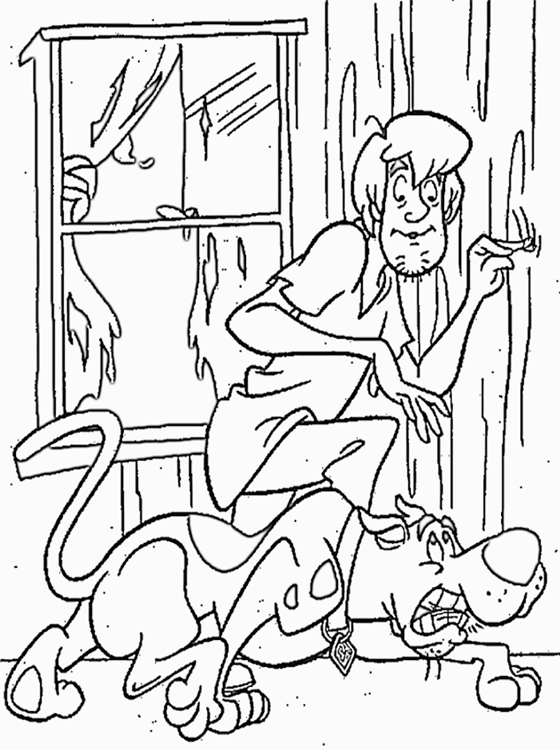 Fun Scooby Doo Coloring Pages Printable 34