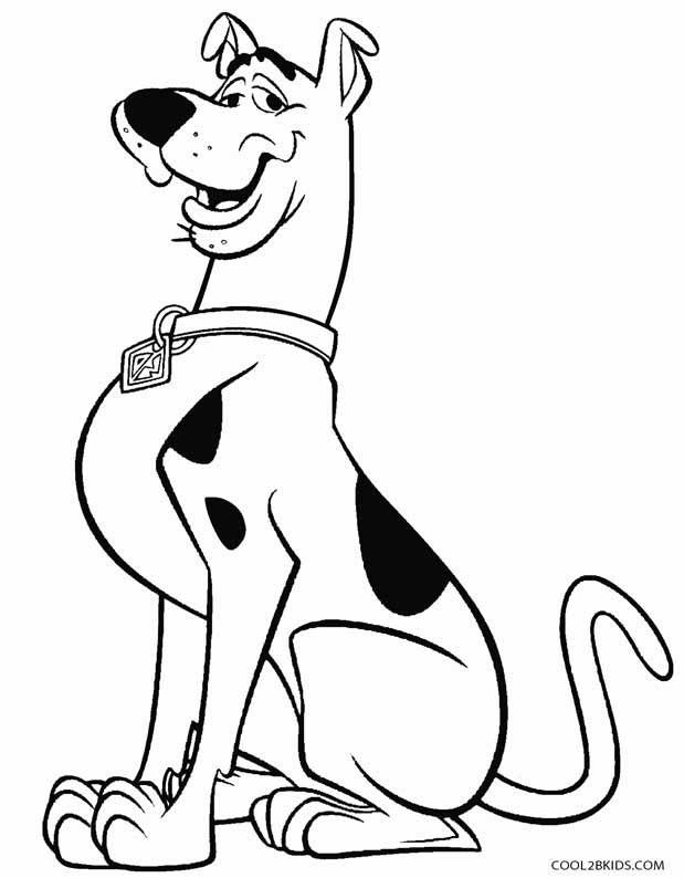 Fun Scooby Doo Coloring Pages Printable 4