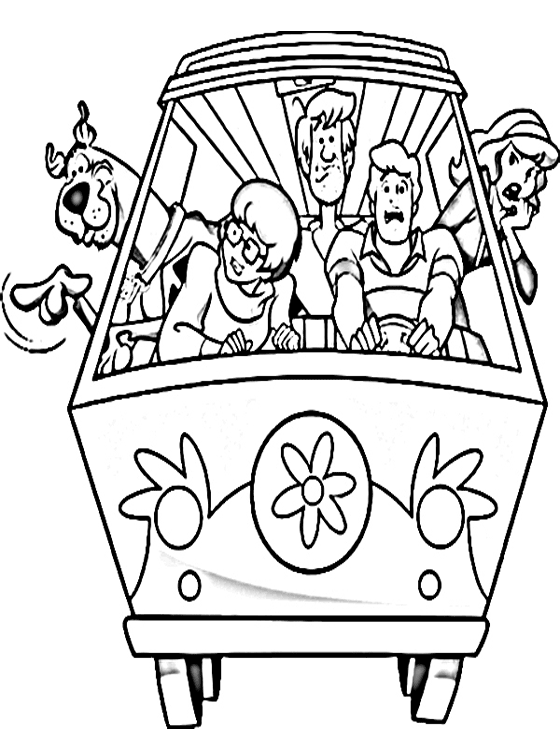 Fun Scooby Doo Coloring Pages Printable 5