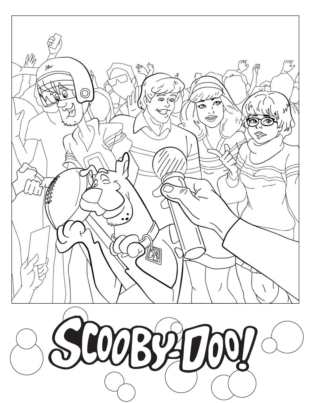 Fun Scooby Doo Coloring Pages Printable 6