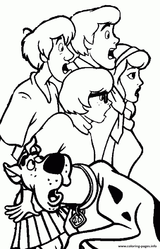 Fun Scooby Doo Coloring Pages Printable 8