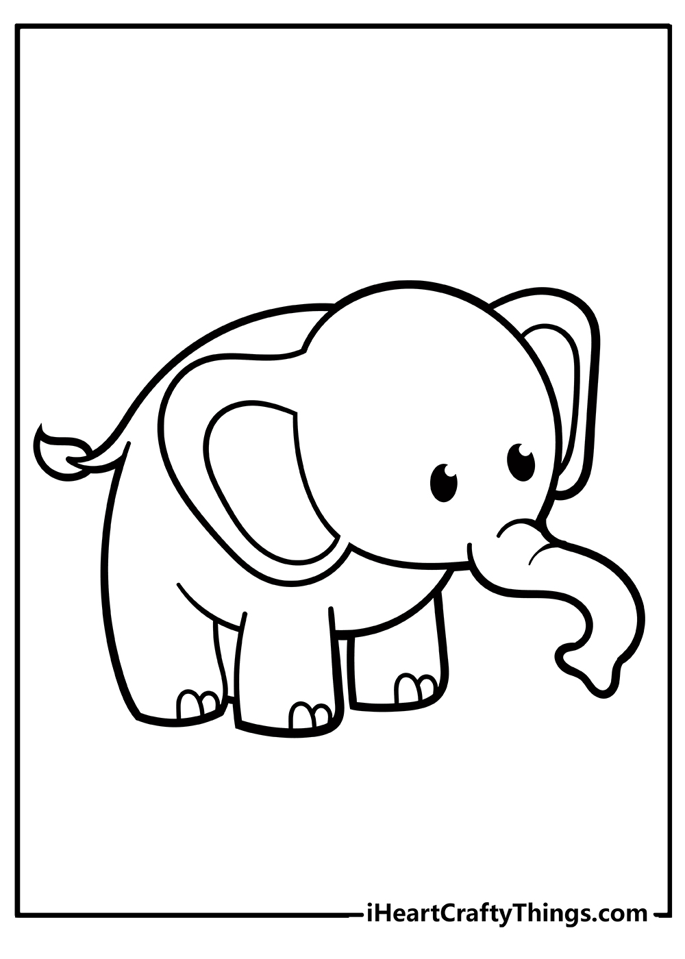 Majestic Elephant Coloring Pages Printable 18