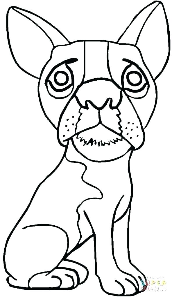 Playful Pug Coloring Pages Printable 22