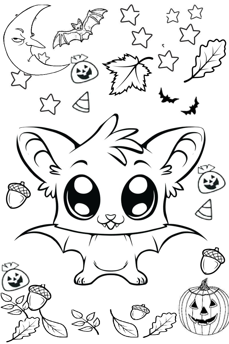 Spooky Halloween Coloring Pages Printable 31