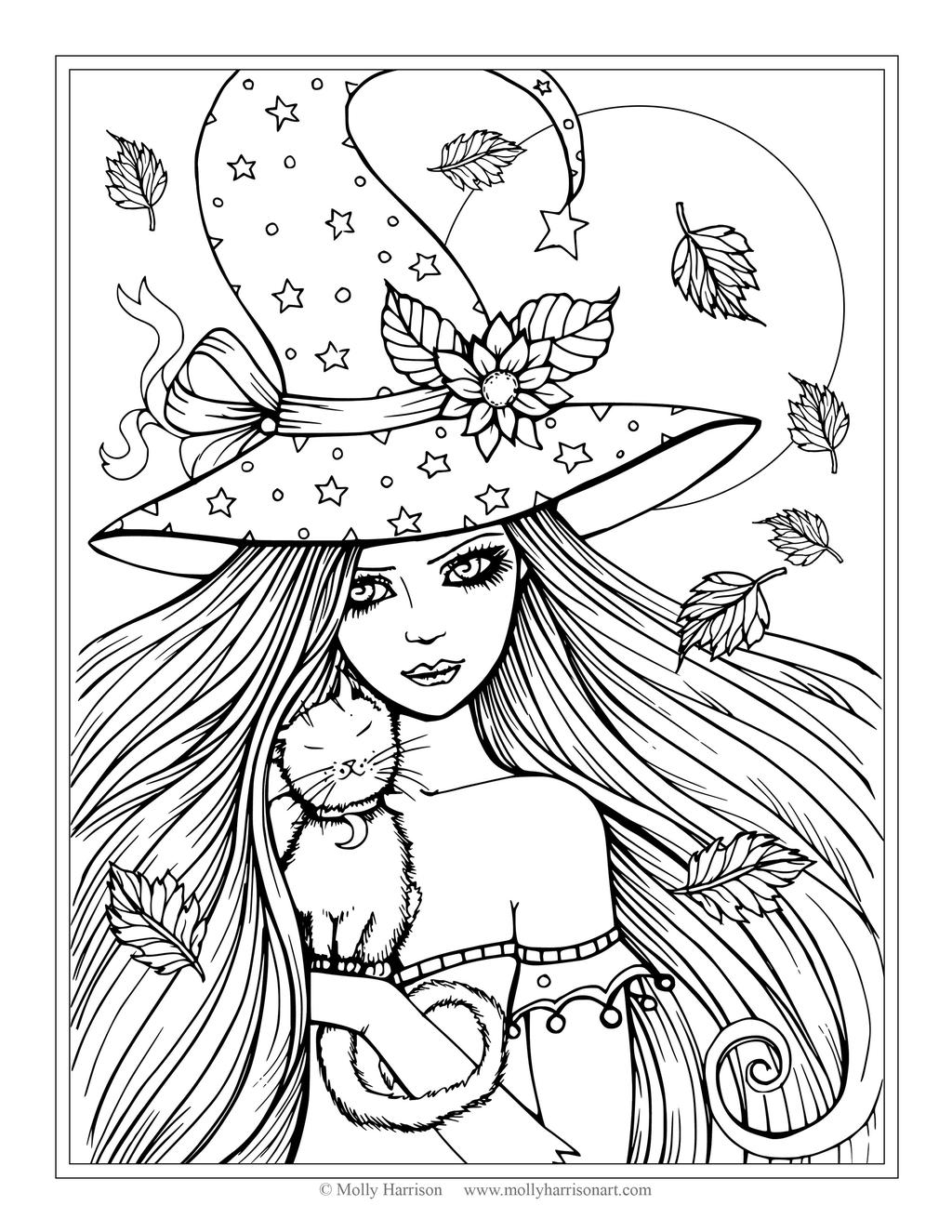 Spooky Halloween Coloring Pages Printable 5