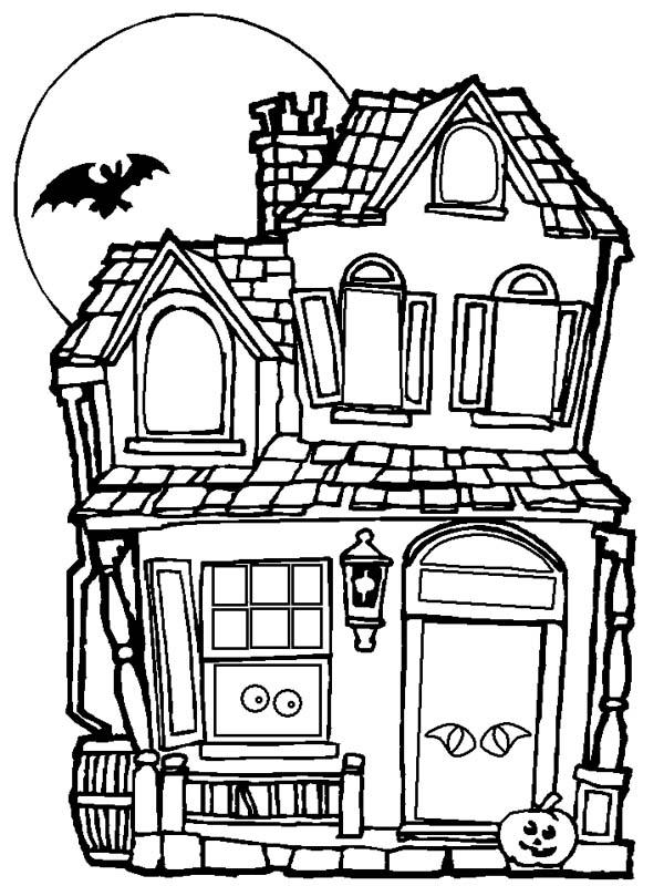 Spooky Halloween Coloring Pages Printable 8