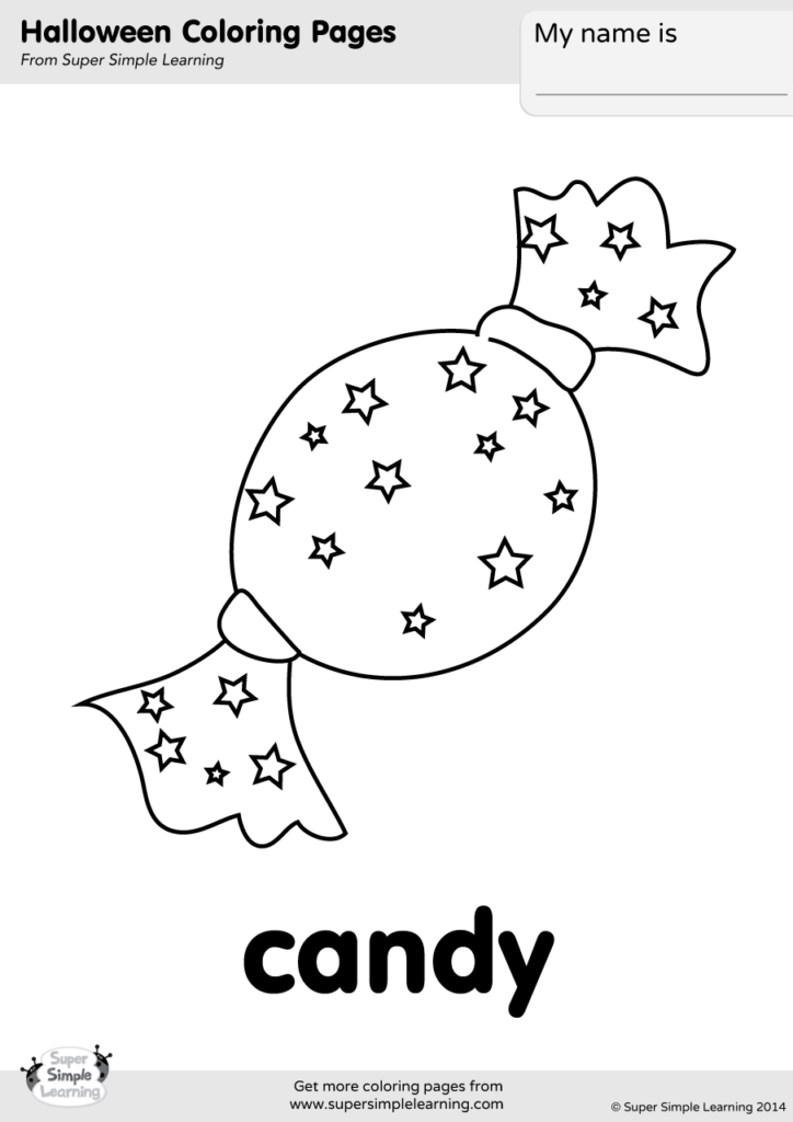 Sweet Candy Coloring Pages Printable 13