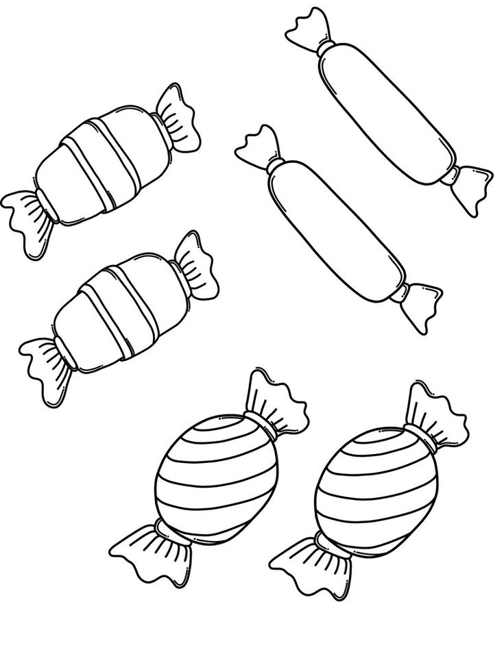 Sweet Candy Coloring Pages Printable 19