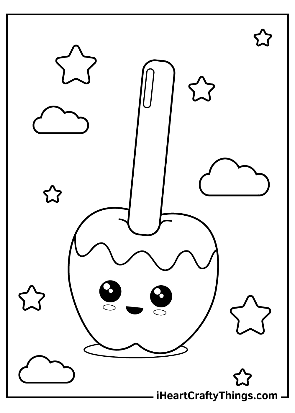 Sweet Candy Coloring Pages Printable 27