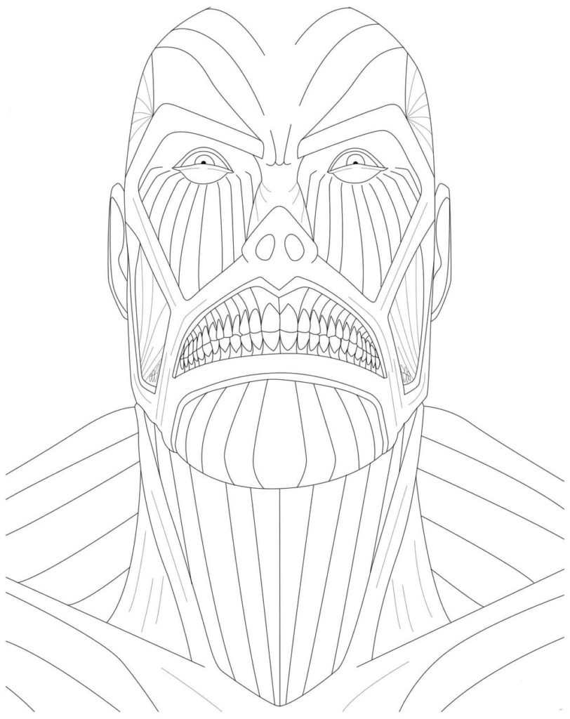 30 Attack on Titan Coloring Pages Printable 12