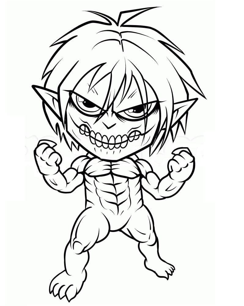 30 Attack on Titan Coloring Pages Printable 14