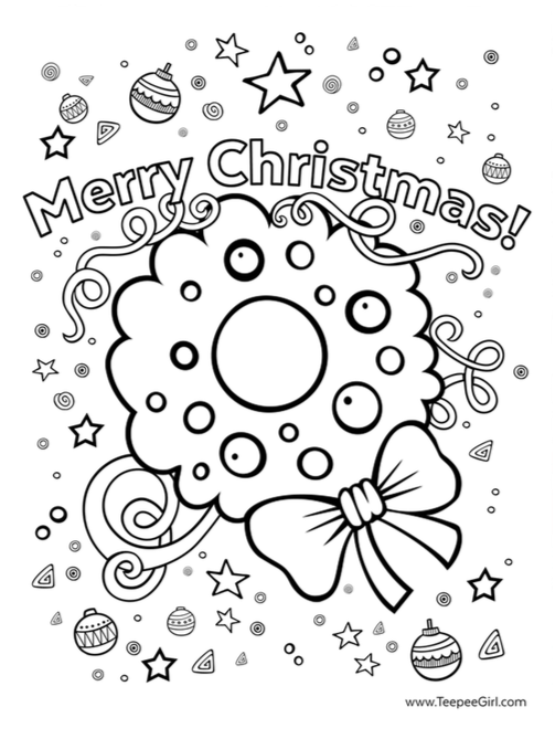 30 Festive Hello Kitty Christmas Coloring Pages Printable 18