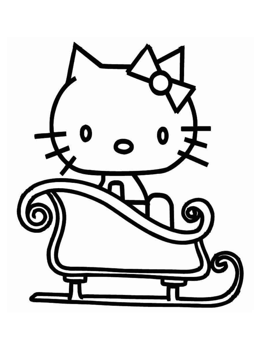 30 Festive Hello Kitty Christmas Coloring Pages Printable 21