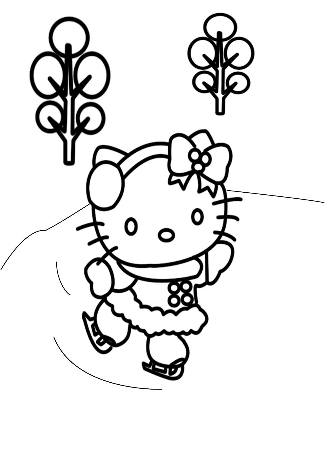 30 Festive Hello Kitty Christmas Coloring Pages Printable 32