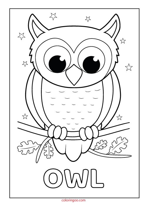 30 Free Printable Owl Coloring Pages for Adults 21