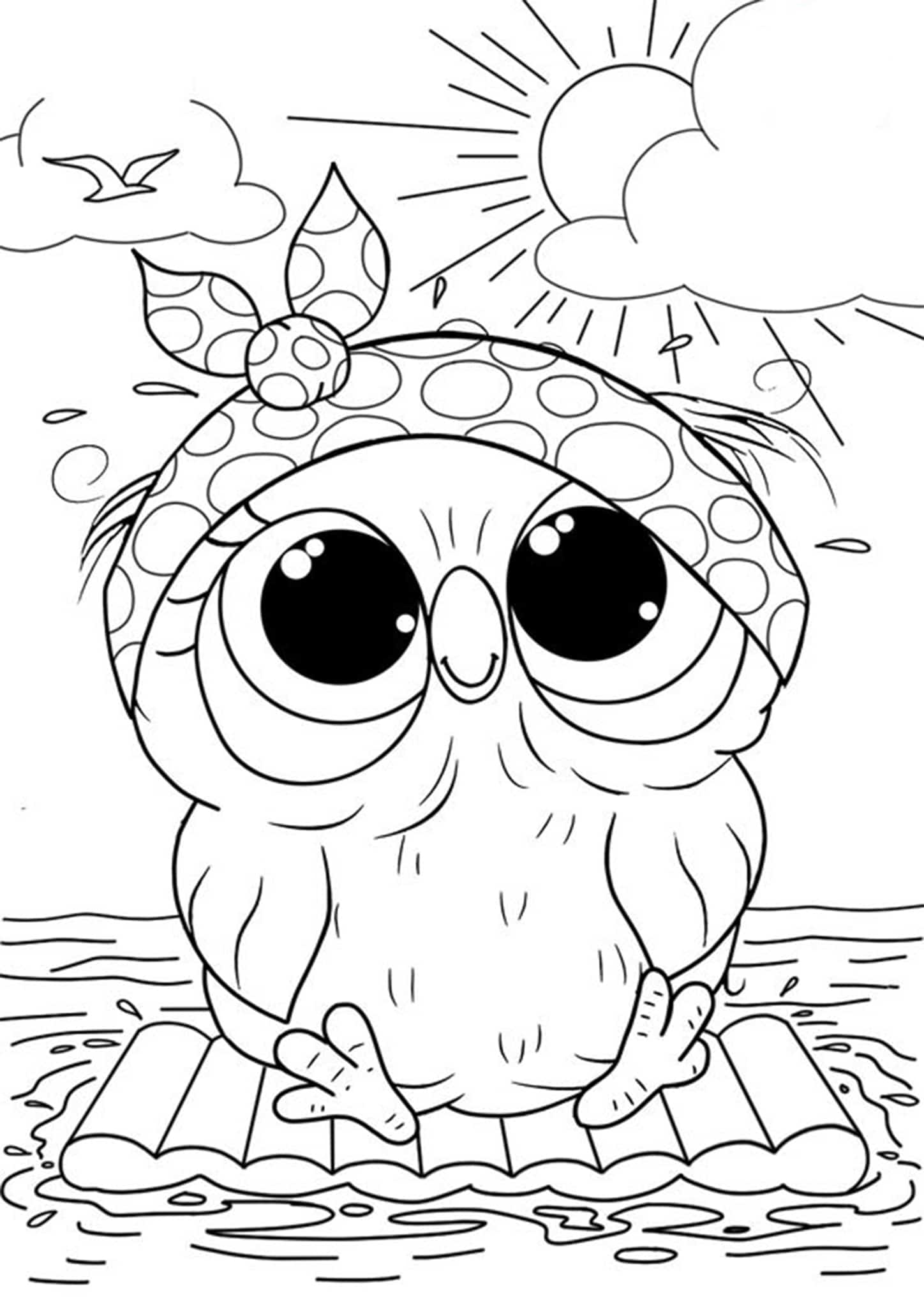 30 Free Printable Owl Coloring Pages for Adults 29