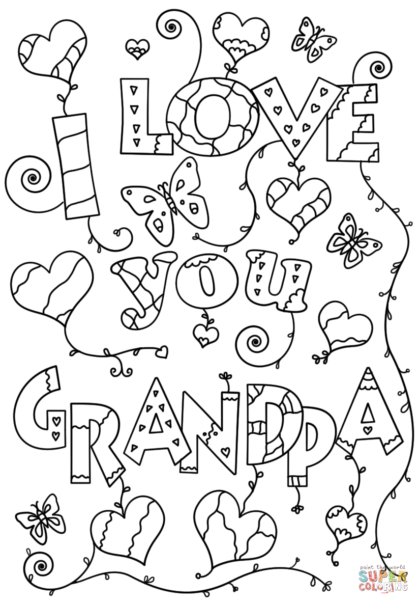 30 Happy Father's Day Coloring Pages for Grandpa Printable 25