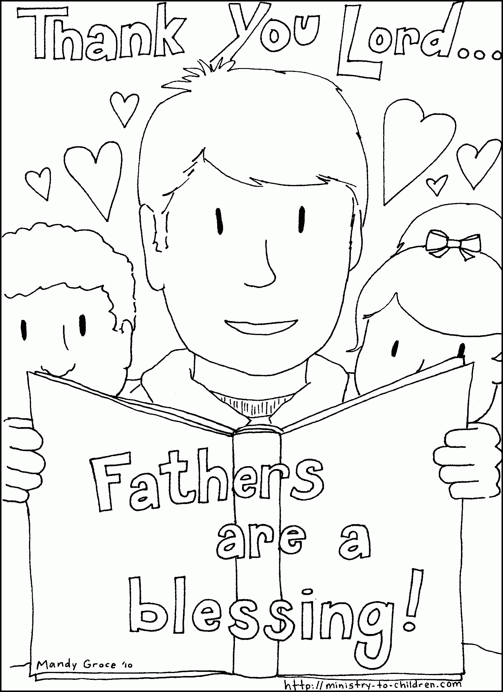 30 Happy Father's Day Coloring Pages for Grandpa Printable 26