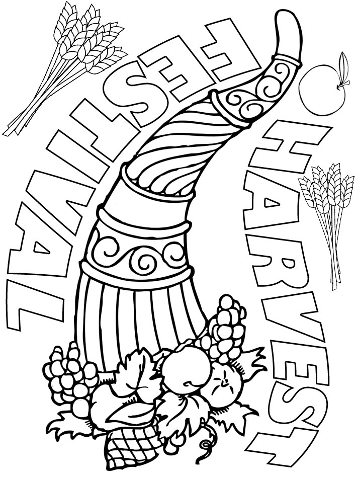 30 Harvest Coloring Pages Printable 14