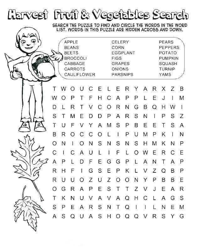 30 Harvest Coloring Pages Printable 20