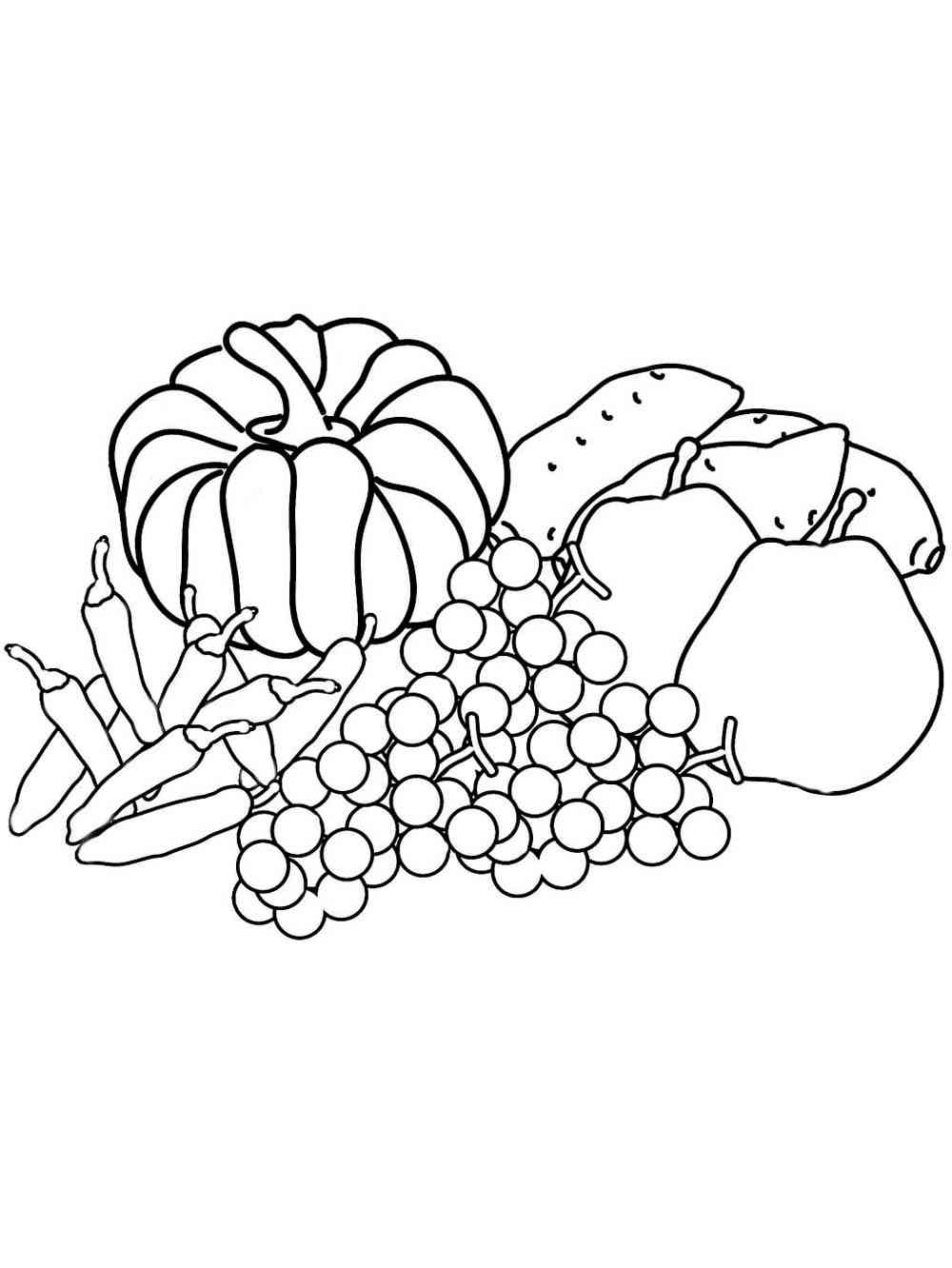 30 Harvest Coloring Pages Printable 6