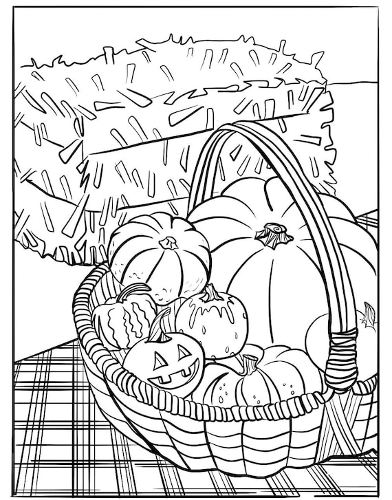 30 Harvest Coloring Pages Printable 9