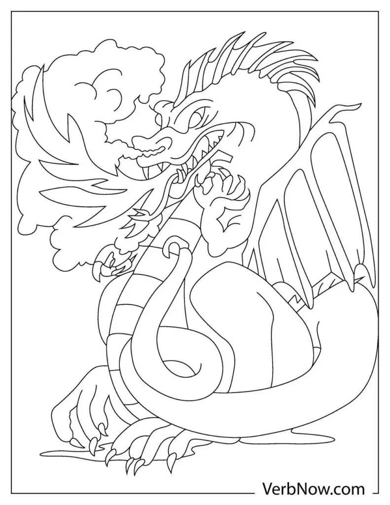 30 Icewing Dragon from Wings of Fire Coloring Page Printable 23