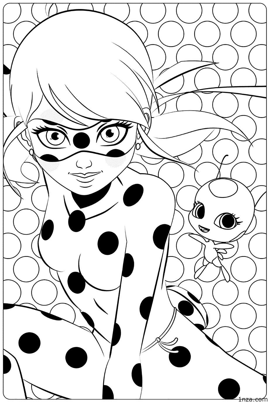 30 Miraculous Ladybug Coloring Pages Printable 1