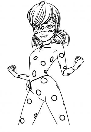 30 Miraculous Ladybug Coloring Pages Printable 10