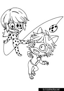 30 Miraculous Ladybug Coloring Pages Printable 16