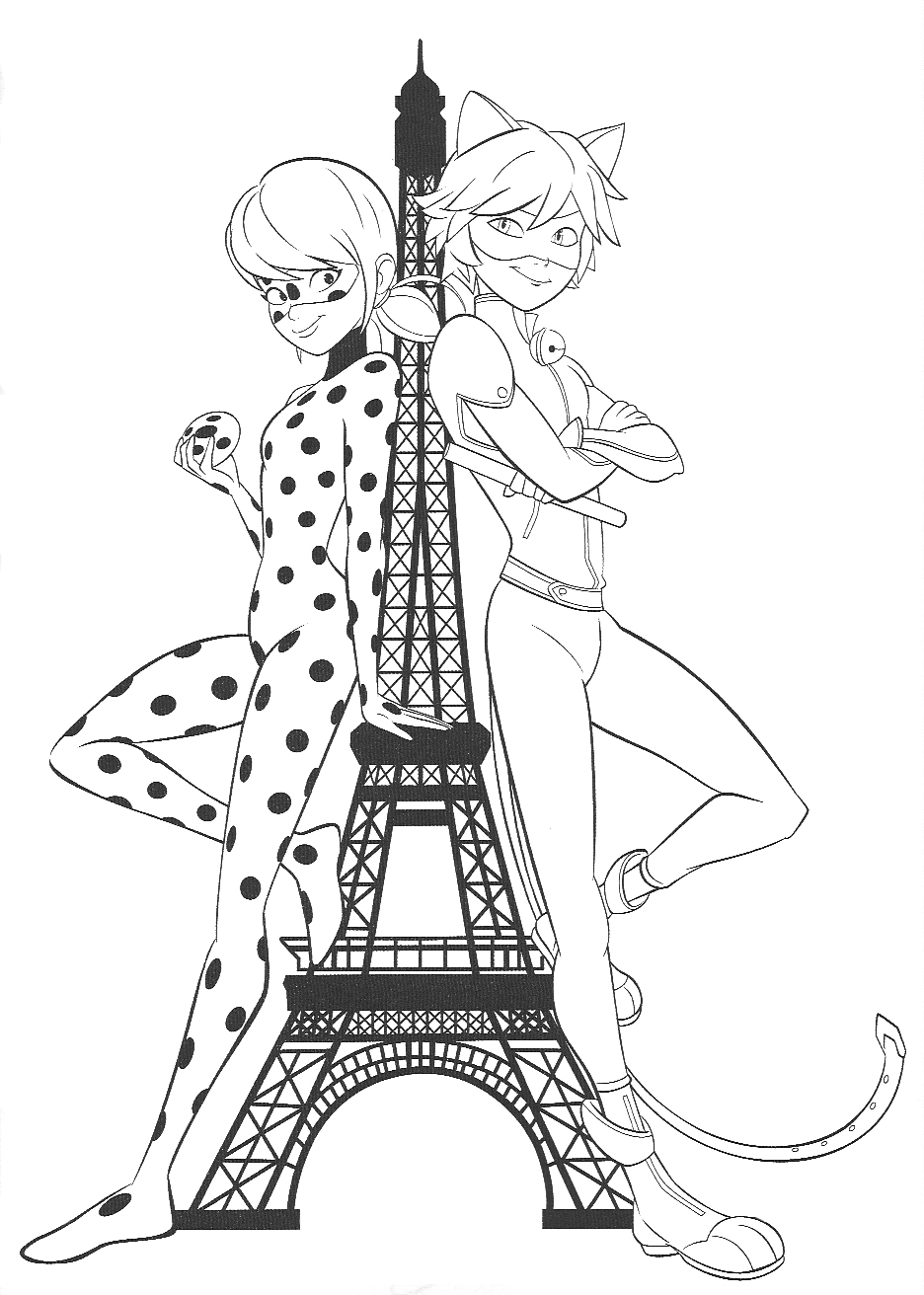 30 Miraculous Ladybug Coloring Pages Printable 25