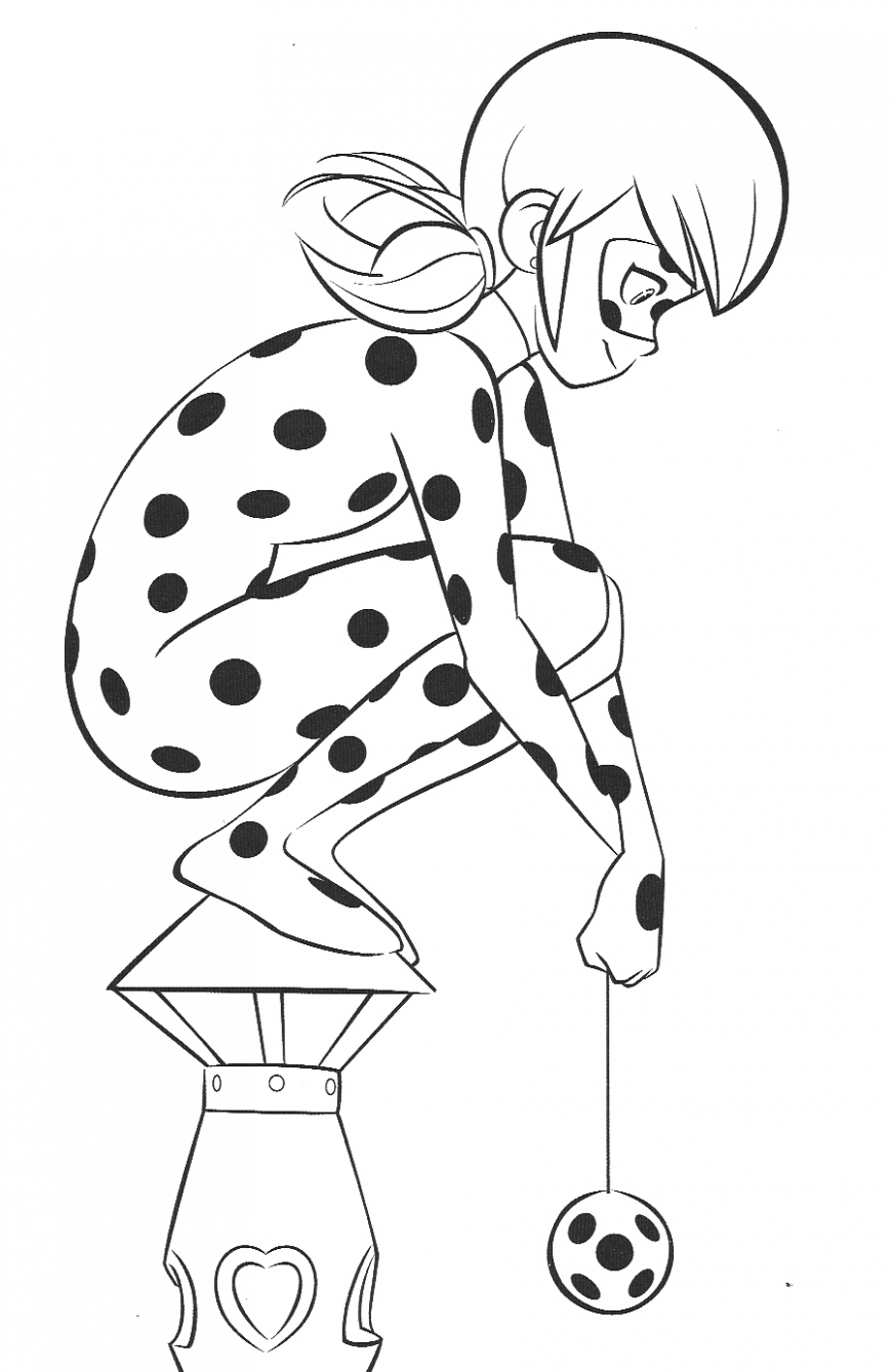 30 Miraculous Ladybug Coloring Pages Printable 26