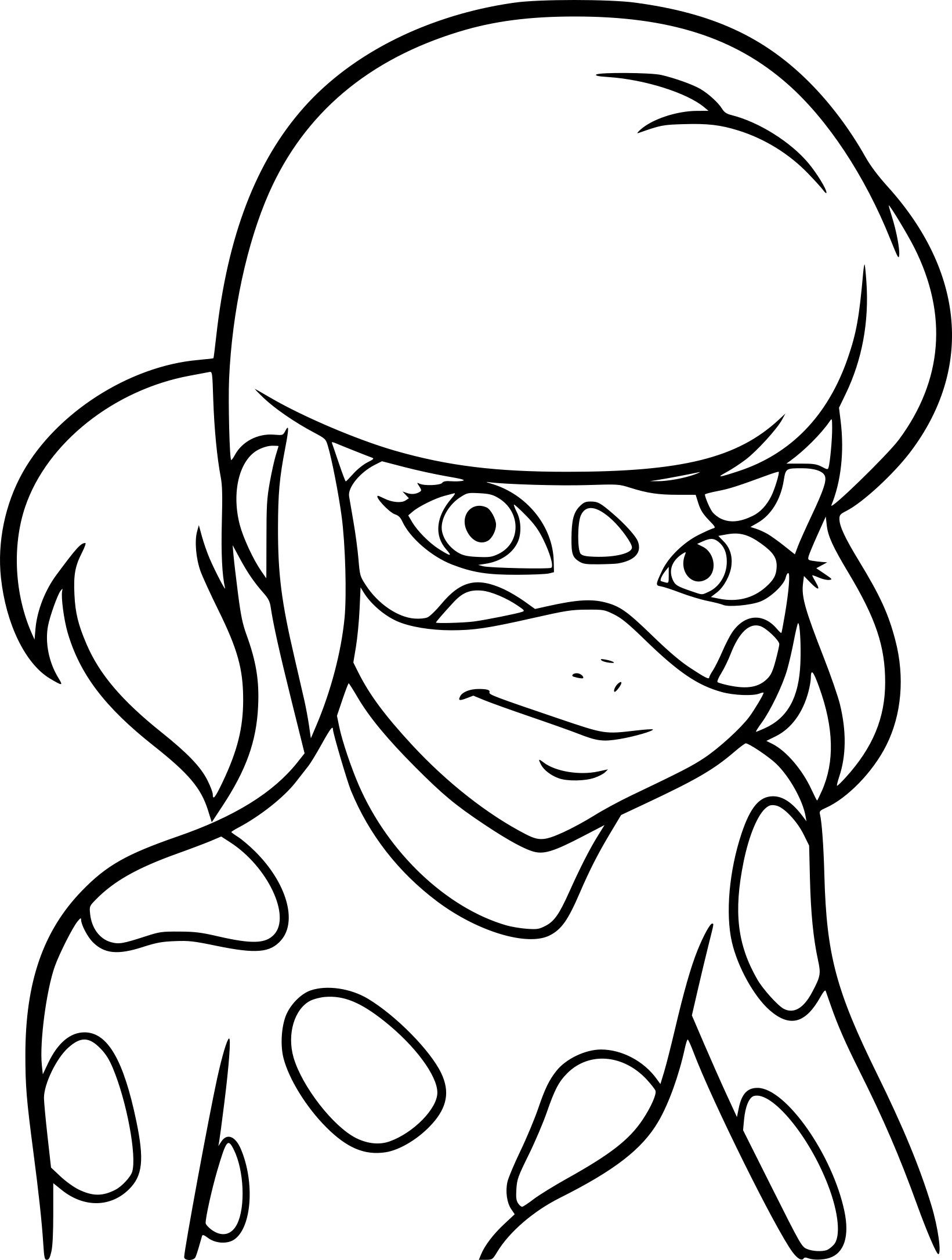 30 Miraculous Ladybug Coloring Pages Printable 31