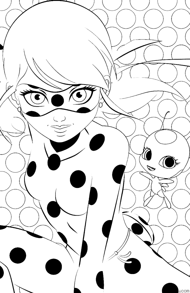 30 Miraculous Ladybug Coloring Pages Printable 32