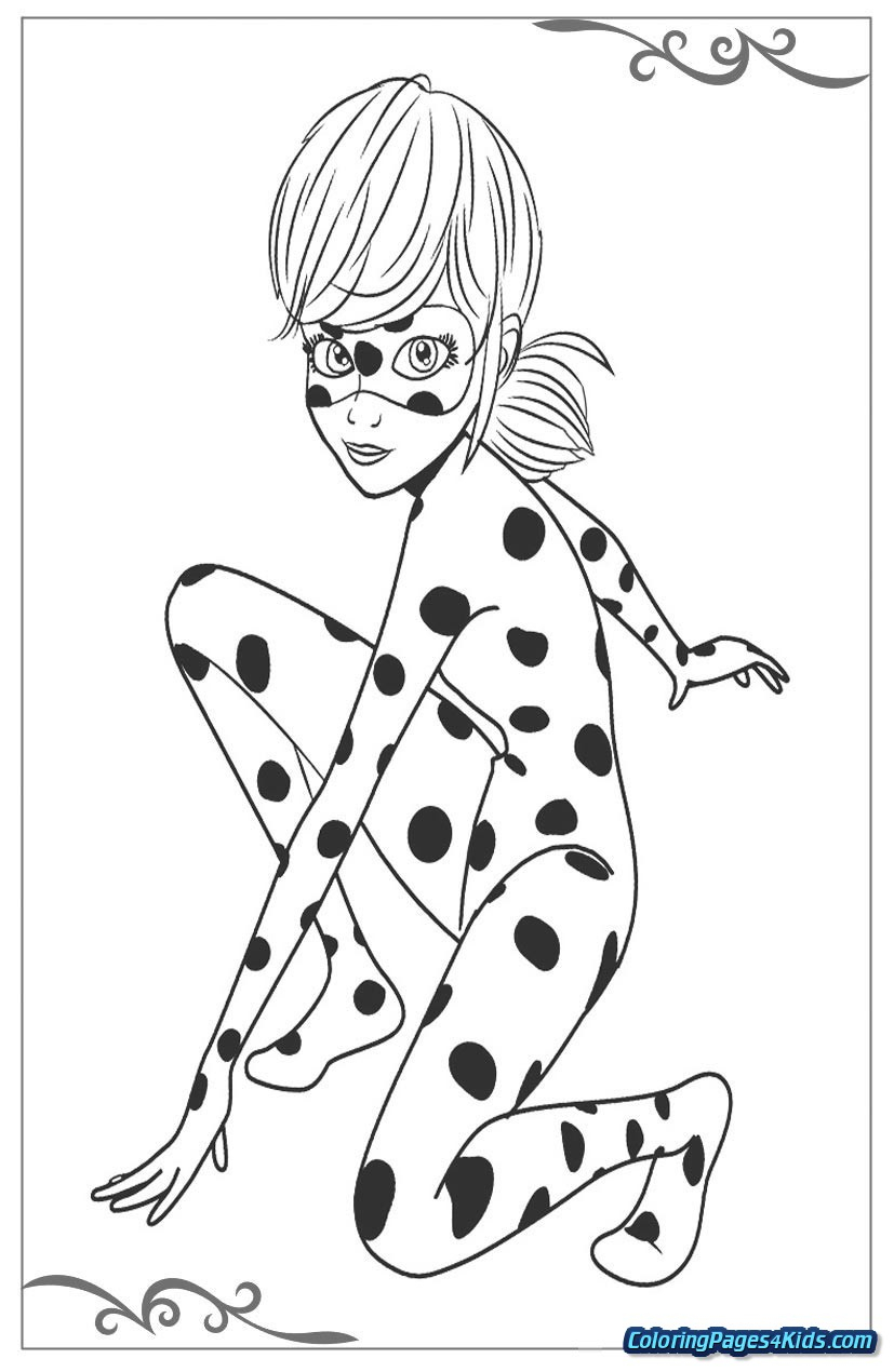 30 Miraculous Ladybug Coloring Pages Printable 35