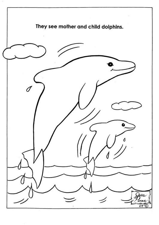 30 Playful Dolphins Coloring Pages Printable 20