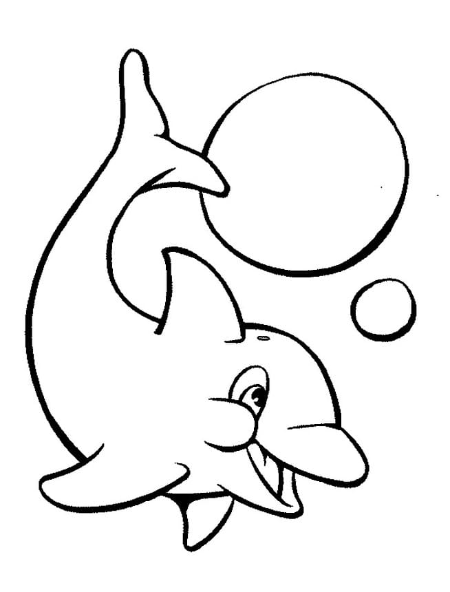 30 Playful Dolphins Coloring Pages Printable 28