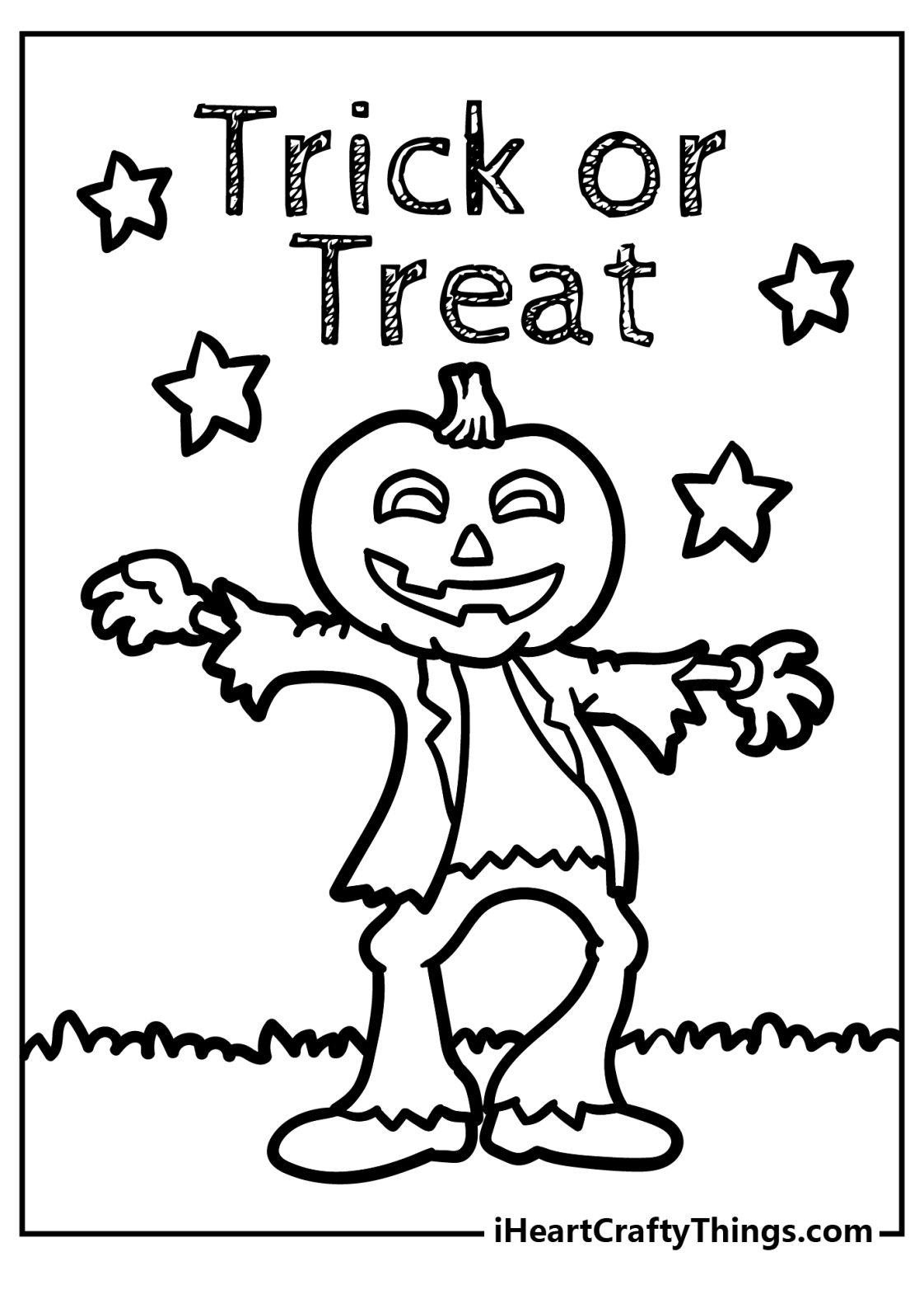 30 Printable Trick or Treat Coloring Pages 11