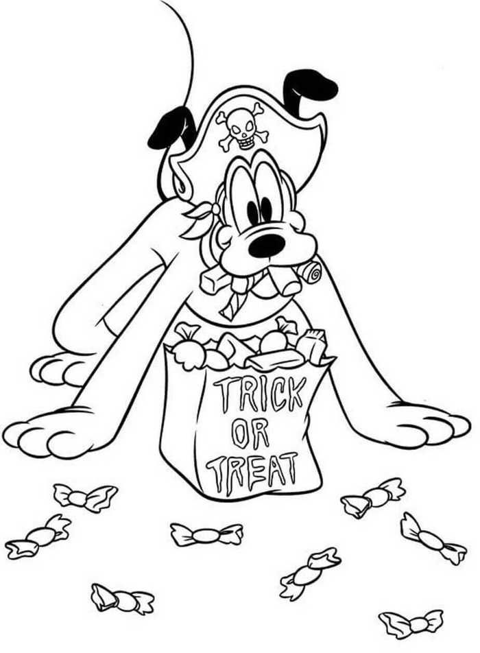 30 Printable Trick or Treat Coloring Pages 27