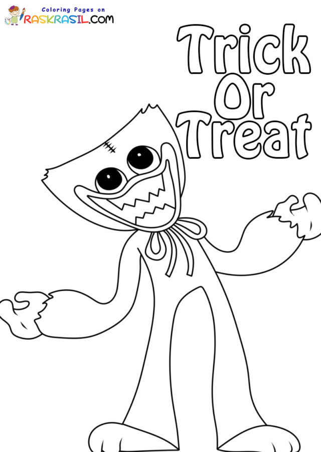 30 Printable Trick or Treat Coloring Pages 30