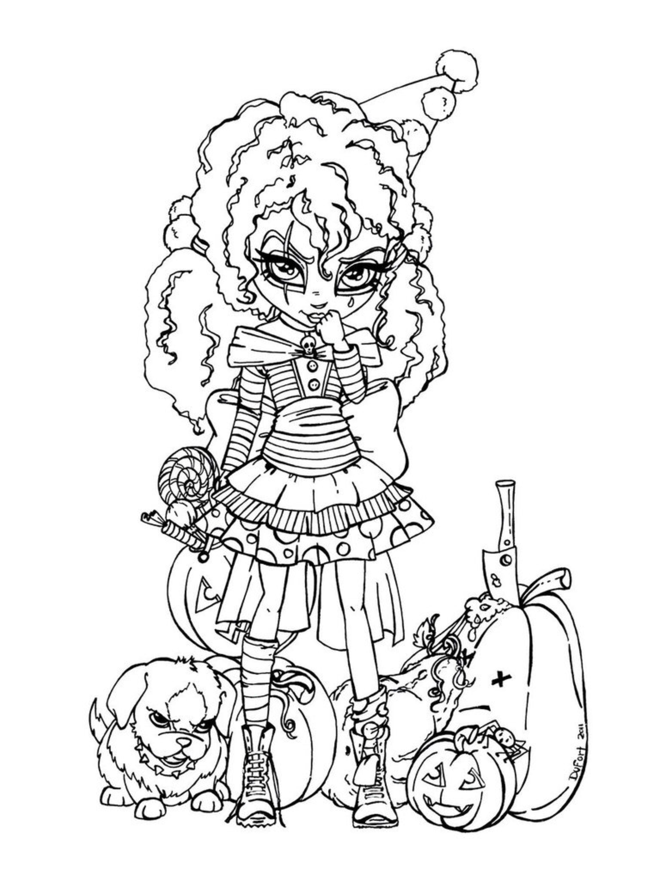 30 Printable Trick or Treat Coloring Pages 6