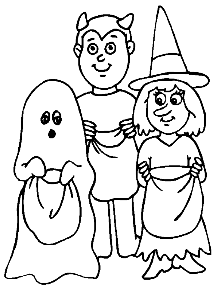 30 Printable Trick or Treat Coloring Pages 8