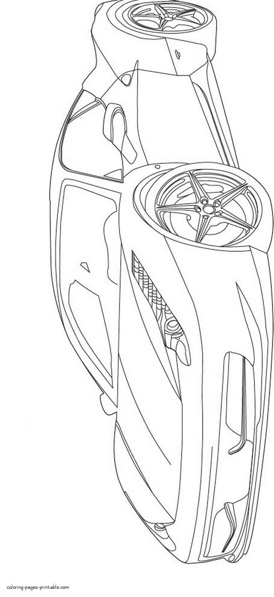 30 Sleek Ferrari Coloring Pages Printable 15